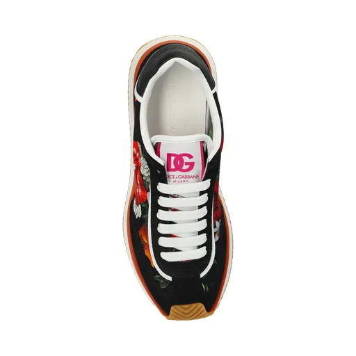 Floral Motif Sports Shoes