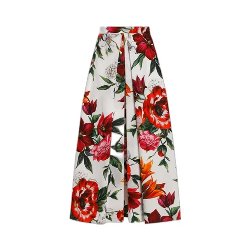 Floral Printed Midi Skirt