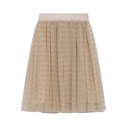 Silk Midi Skirt