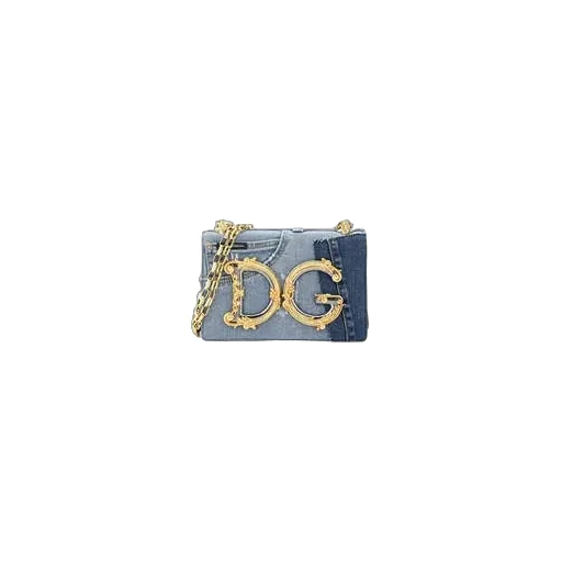 Dg Girls Patchwork Denim Shoulder Bag