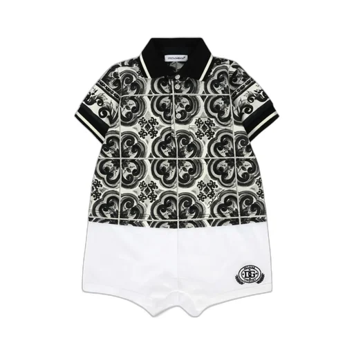 Printed Cotton Romper
