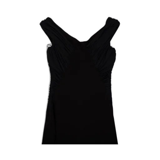 Wide Neck Fitted Midi Dress