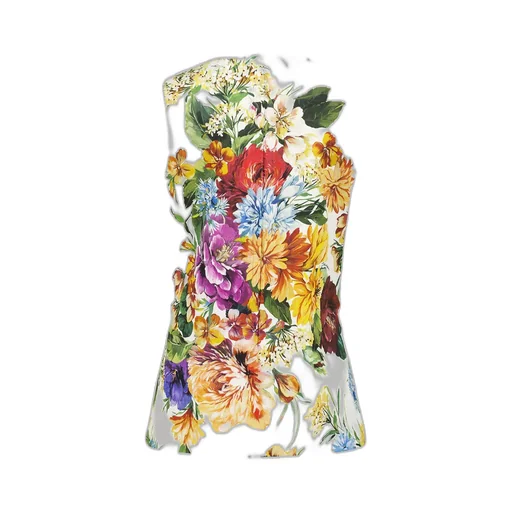 Flower Bouquet-Printed Top