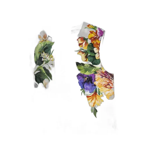 Flower Bouquet-Printed Top