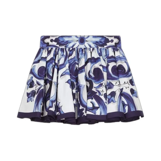 All-Over Graphic-Print Skirt