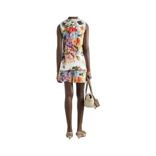 Flower Bouquet-Printed Top