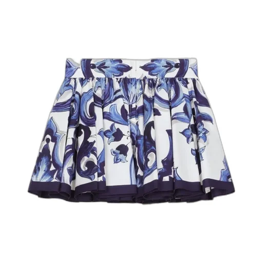 All-Over Graphic-Print Skirt