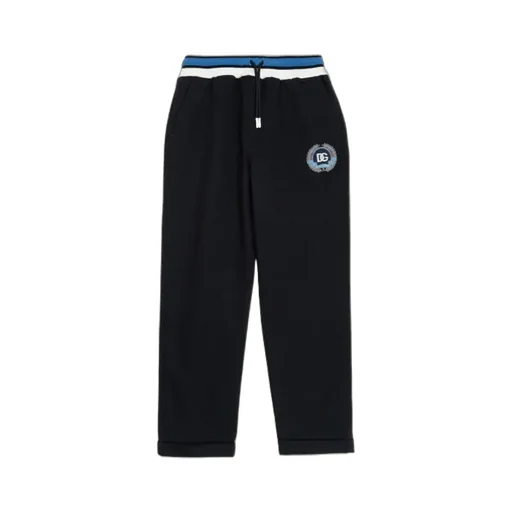 Logo-Embroidered Elasticated Waistband Trousers