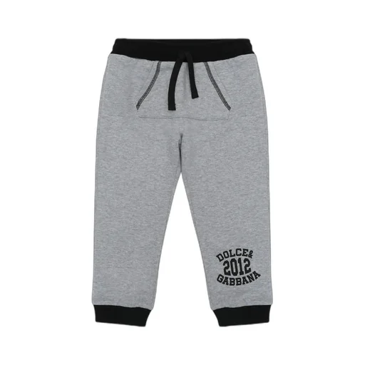 Logo-Print Cotton Pants