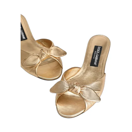 Bow Detailed Flat Slippers