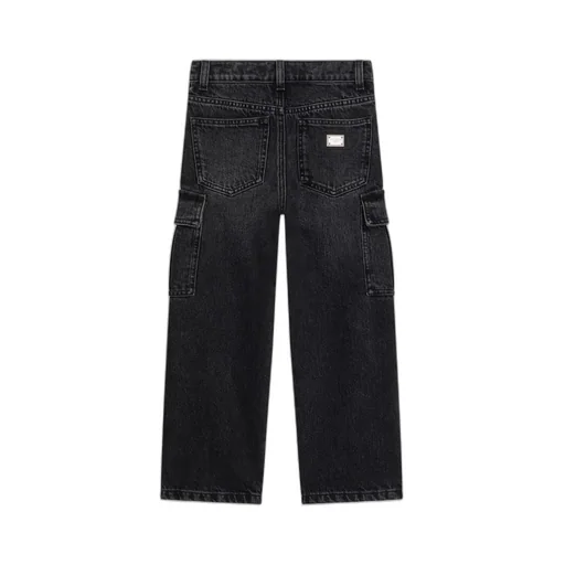 Logo-Plaque Cargo Jeans