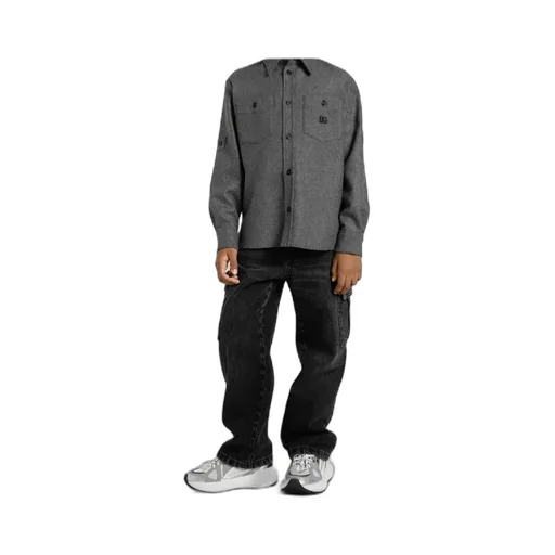Logo-Plaque Cargo Jeans