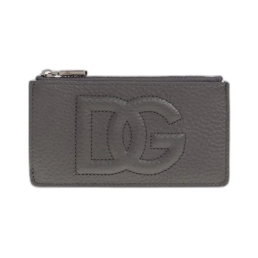 Logo Embossed Zipped Wallet