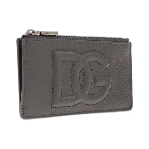 Logo Embossed Zipped Wallet