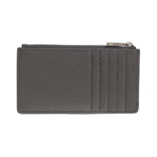 Logo Embossed Zipped Wallet