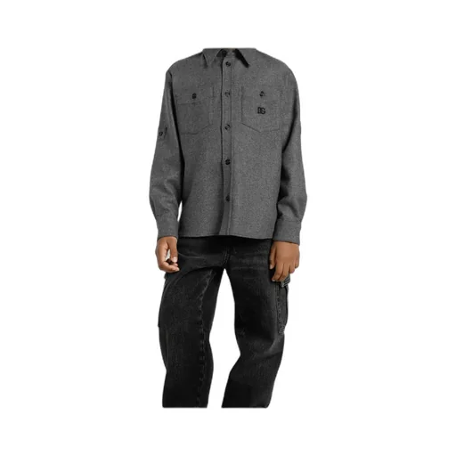 Double-Pocket Logo Shirt