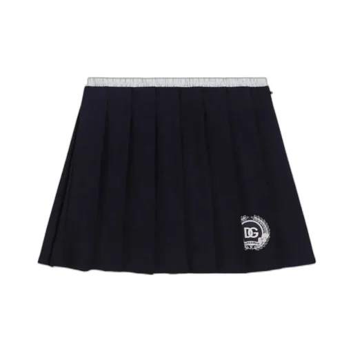Pleated Mini Skirt