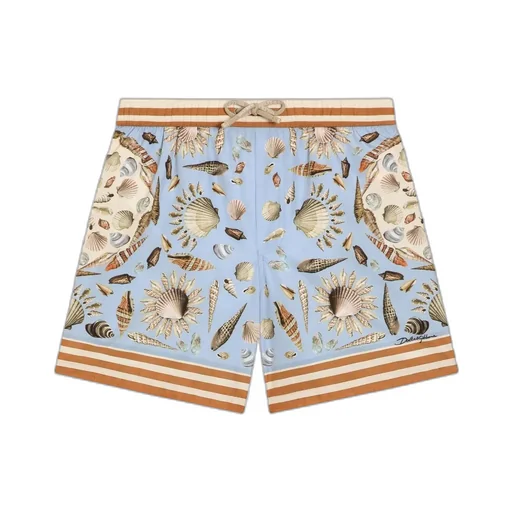 Shell-Print Swim Shorts