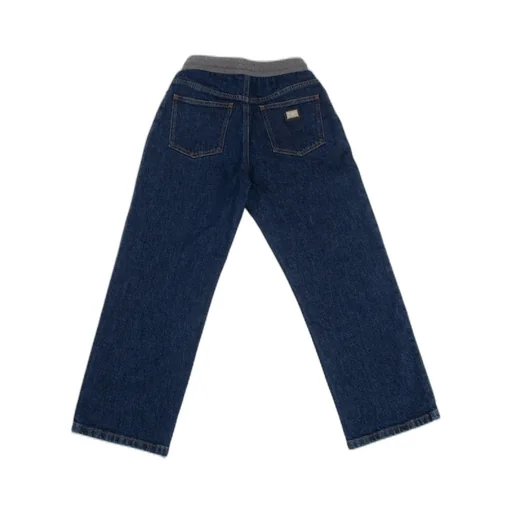 Drawstring-Waistband Jeans