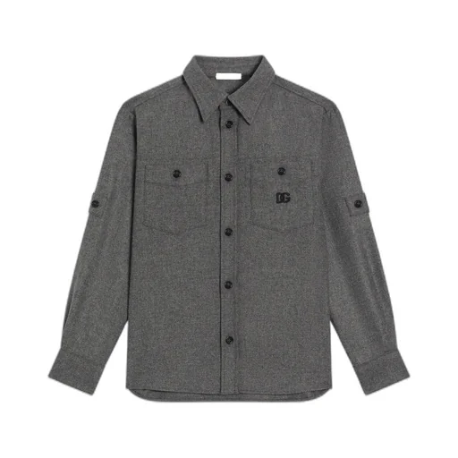 Double-Pocket Logo Shirt