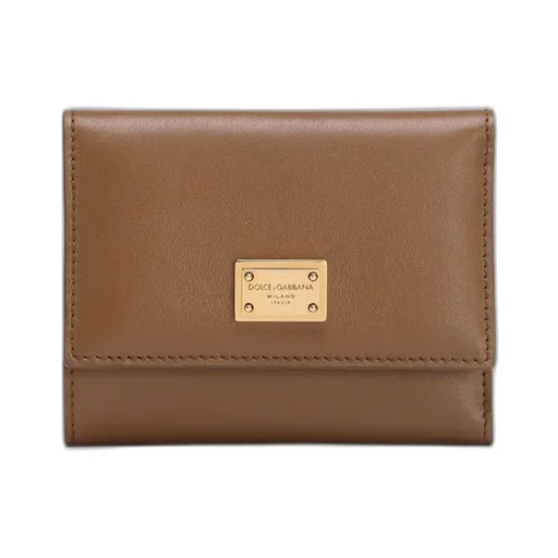 Dauphine Logo-Plaque Trifold Wallet