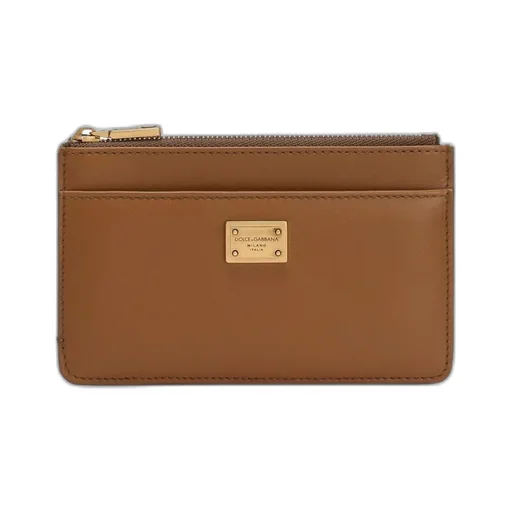Dauphine Logo-Plaque Zip-Around Card Holder