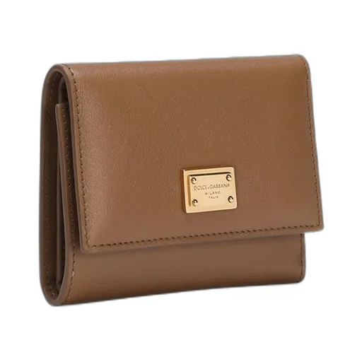 Dauphine Logo-Plaque Trifold Wallet
