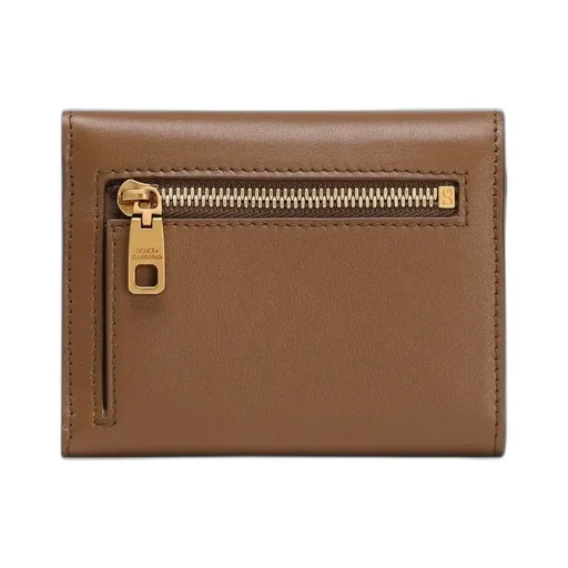 Dauphine Logo-Plaque Trifold Wallet