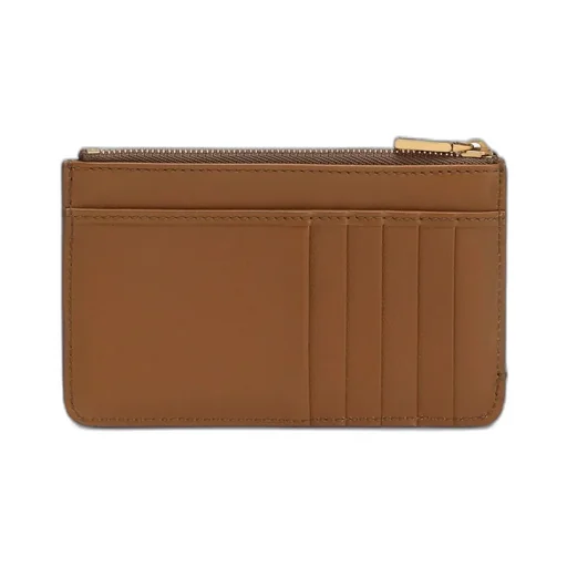 Dauphine Logo-Plaque Zip-Around Card Holder