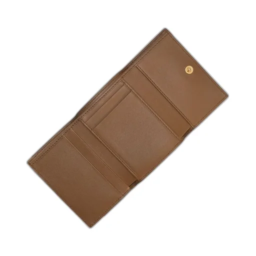 Dauphine Logo-Plaque Trifold Wallet
