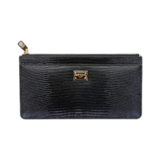 Zip-Top Leather Wallet