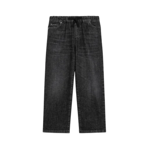 Logo-Embroidered Jeans