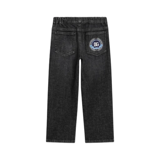 Logo-Embroidered Jeans