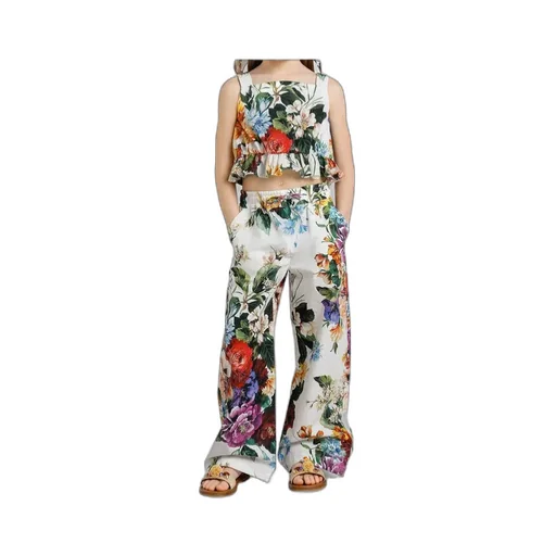 Floral-Print Cotton Top