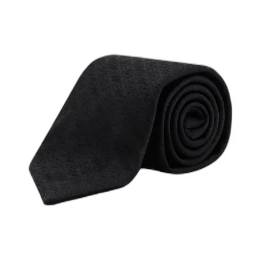 Allover Monogram Pointed Tip Tie