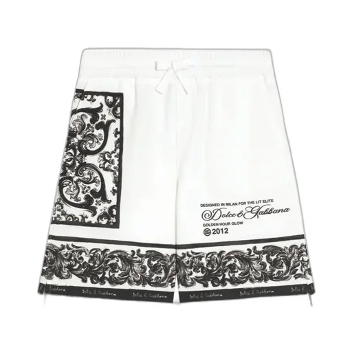 Majolica-Print Shorts
