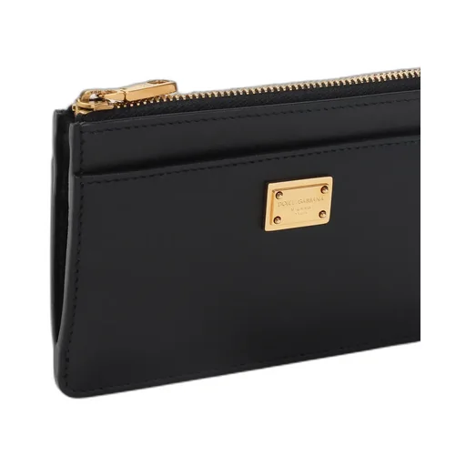 Logo Plate Zipped Cardholder