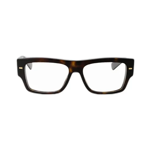 Logo Engraved Rectangle-Frame Glasses