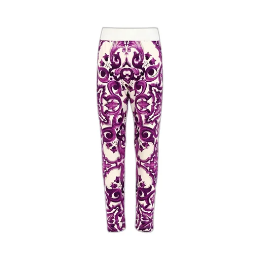 Maiolica-Print Leggings