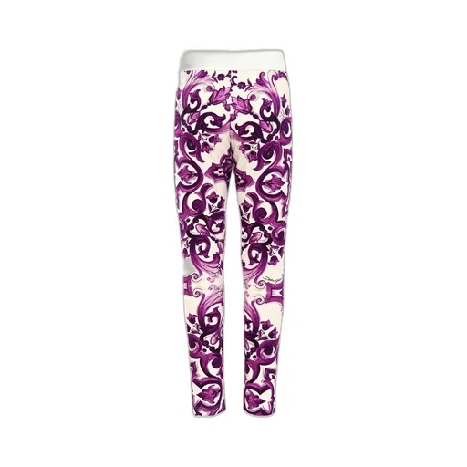 Maiolica-Print Leggings