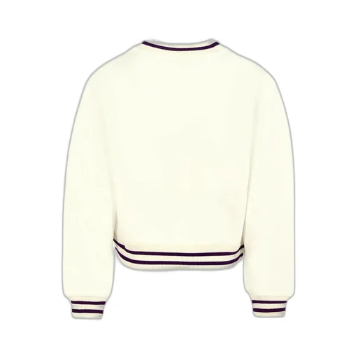 Dg Embroidery Majolica-Print Crew Neck Sweatshirt
