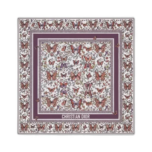 Toile De Jouy Papillon 90 Square Scarf