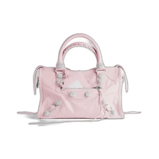 Le City Bag Small Giant Studs With Rhinestones