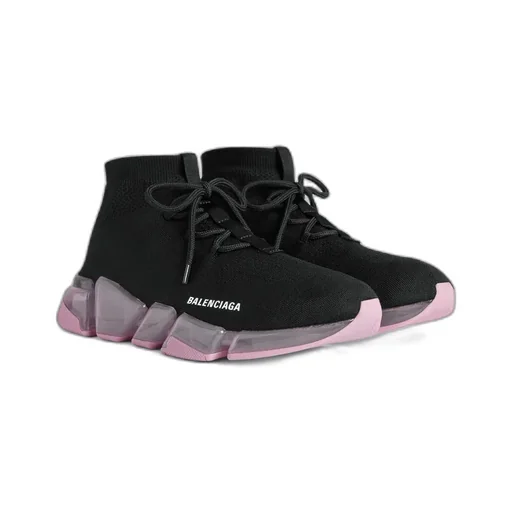 Speed 2.0 Lace Up Full Clear Sole Recycled Knit Sneaker