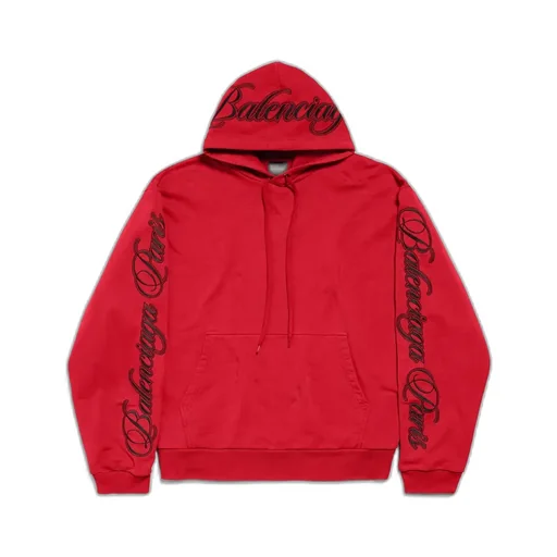 Cursive Oversized Hoodie