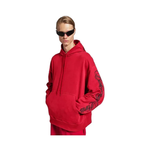 Cursive Oversized Hoodie