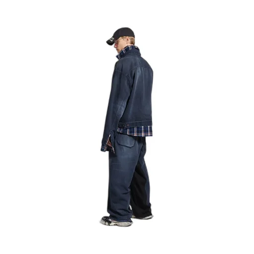 Patched Shirt Jacket