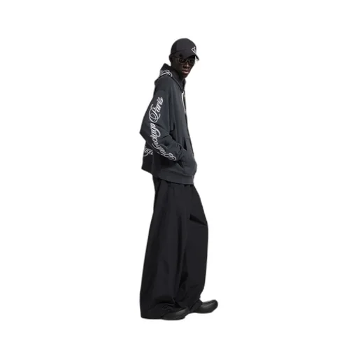 Cursive Oversized Hoodie