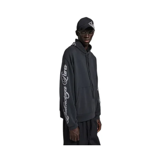 Cursive Oversized Hoodie