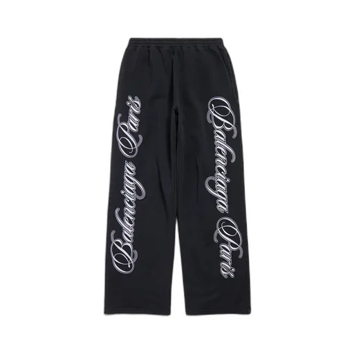 Cursive Baggy Pants